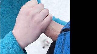 Public Blowjob on a Walking Trail with a Busty Amateur Teen