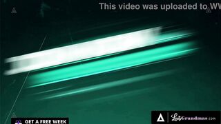 LUSTY GRANDMAS - Divorced Stepmom Kisses & Fucks Horny Stepson