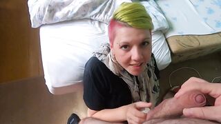 Suck and Lick My Balls While I Cum in Your Mouth