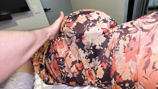 My first night alone with my new MILF stepmom