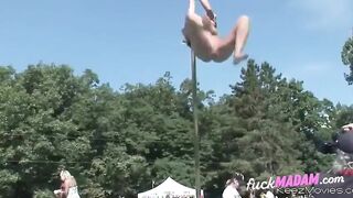 Big-Titted Brunette Angel Amateur Video from 2007