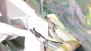 Russian Teen Brunette Masturbating, Fucked & Creampie -2