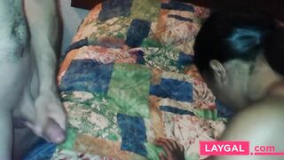 Ebony Girl's Interracial Adventure with White Dick