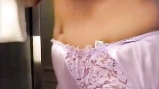 Gaby's Seductive Nylon Lingerie Show