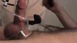 Sperma Wichsen mit Abspritzen und Pumping