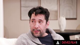 DEVILS FILM - River Lynn Returns Early From Retreat To Give Stepdad Tommy Pistol Hard Anal Fuck