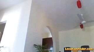 Big Black Natural Tits on Webcam -2