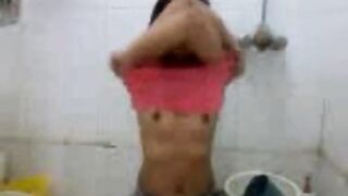 Filipina babe Nezha Arendo fucked hard in the bathroom.