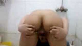 Filipina babe Nezha Arendo fucked hard in the bathroom.