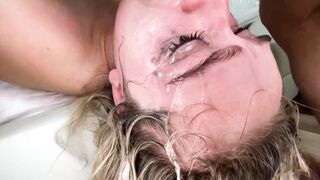 Stepsister drains cock twice
