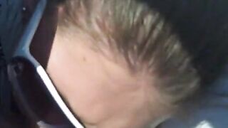 Blowjob in a Car with a Mouthful Ending