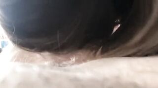 Cute College Girl Gives a Blowjob and Swallows