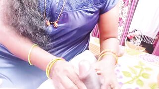 Desi sexy boobs stepmom hand job. Telugu dirty talks.