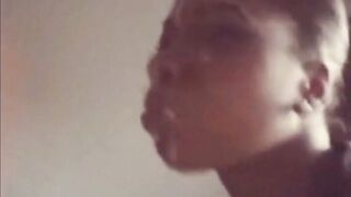 Ebony Amateur's Massive Facial