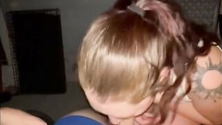 Risky Public Deepthroat and Face Fuck with Slutty Redhead Stepsister -2