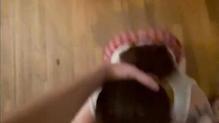 Risky Public Deepthroat and Face Fuck with Slutty Redhead Stepsister -2