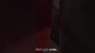 Big-Titted Amateur Squirter Covered in Cum