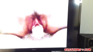 Asian GF Rides Her White Lover