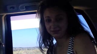 Ukrainian Amateur Sucking Deep Throat