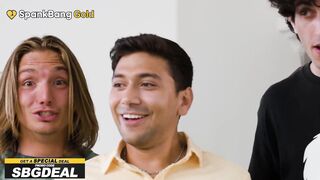 SPANKBANG GOLD - Menopausal Stepmom & Friends Devour Stepson and His Big-Dicked Buddies