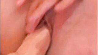 Big-Titted Blonde Plays With Dildo On Webcam