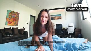 My stepsister doesn't like when I jerk off. She loves when I fuck her.