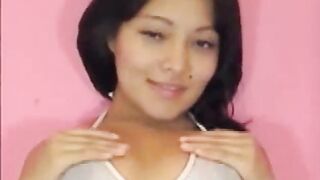 Pregnant Latina Babe on Webcam