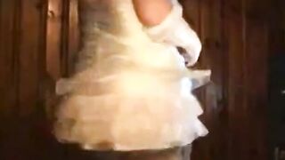 BBW Strips on Webcam from Amateur Video