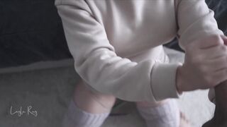 Layla Ray's Wild Blowjob Fuels Desperate Cock