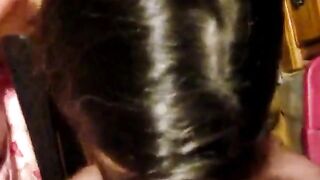 Kinky Amateur MILF Gives a Sensual Blowjob