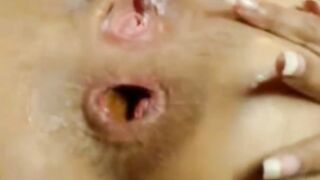 Colombian Cam Model Squirts with Anal Dildo -2