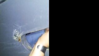 Svenska Hustruns Glory Hole Handjob -2