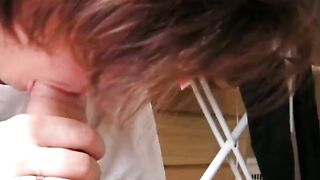 Amateur Blowjob with Cum in Mouth