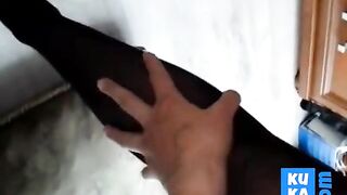 Hairy Polish Amateur Squirts Hard During Masturbation