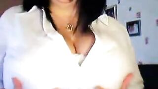 Big-Titted Amateur's Webcam Show -6