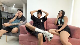 Bet between best friends results in the best sex of my life and cum on my rich tits.