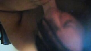 Black Escort with Big Tits Gets POV Cum in Mouth