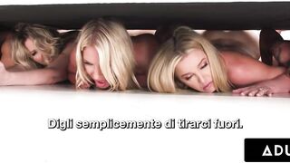 ADULT TIME - MILF Charlie Forde Gives Stepdaughter's BF STUCK REVERSE GANGBANG - ITALIAN SUBTITLES
