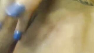 Close-up Fingering of a PAWG on Webcam