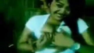Indonesian Babe Gets Groped by a Group of Men