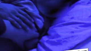 Petite 18-year-old brunette babe teases on webcam