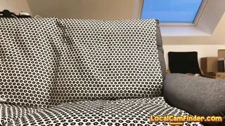 French Teen Masturbates to Orgasm on Webcam - ASMR