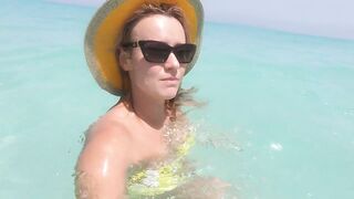 Swimming Naked in Cuba's Atlantic Ocean Waters -3