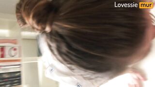Stepsister got excited from her fantasies and wanted to suck - Lovessie