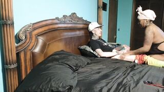 WHITEBOISWAG219 sneaky link with ebony step mom