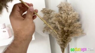 Teen blonde fucked hard after sniffing panties -2