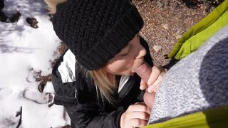 Big-Ass Blonde Takes a Cock Outdoors
