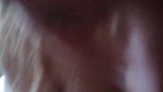 Mature Blonde Enthusiastically Rides in POV Video