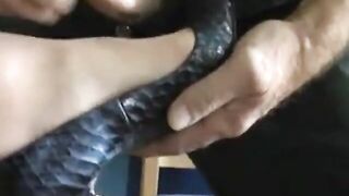 Shoe Fetish Webcam Show with Pussy Tease