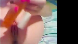 Cristin's Anal Dildo Webcam Solo